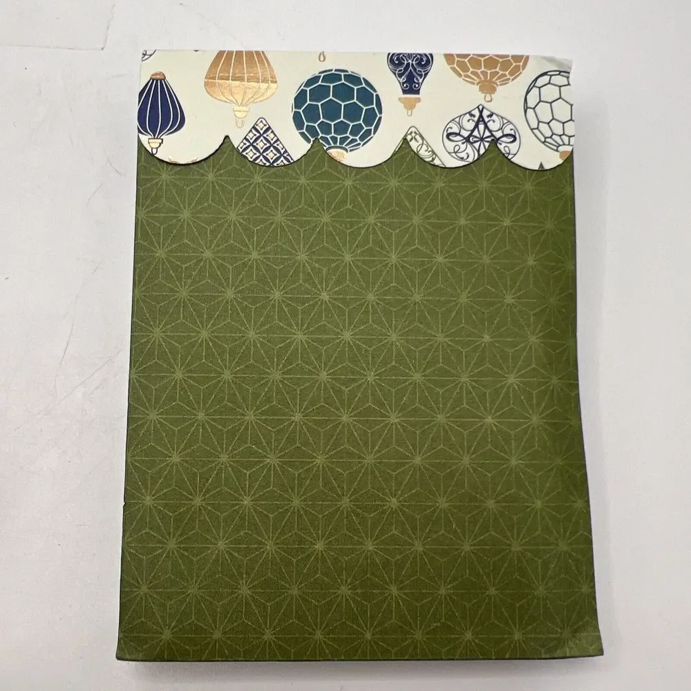 Handmade Christmas Holiday Notes Notepad W/ Little Pen‎ Great Stocking Stuffer